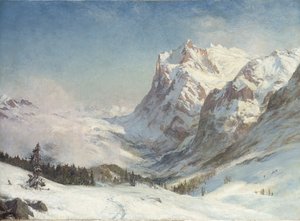 El valle de Grindelwald, invierno, 1916